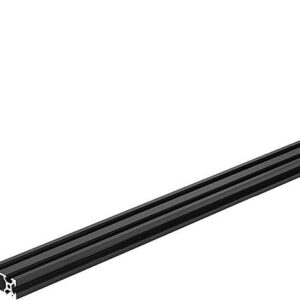 Aluminum Profile -2040 V slot – Black