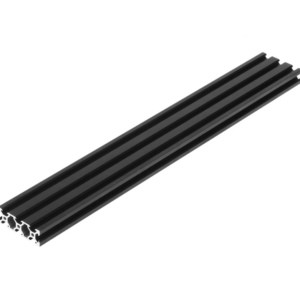 Aluminum Profile -2060 V slot – Black